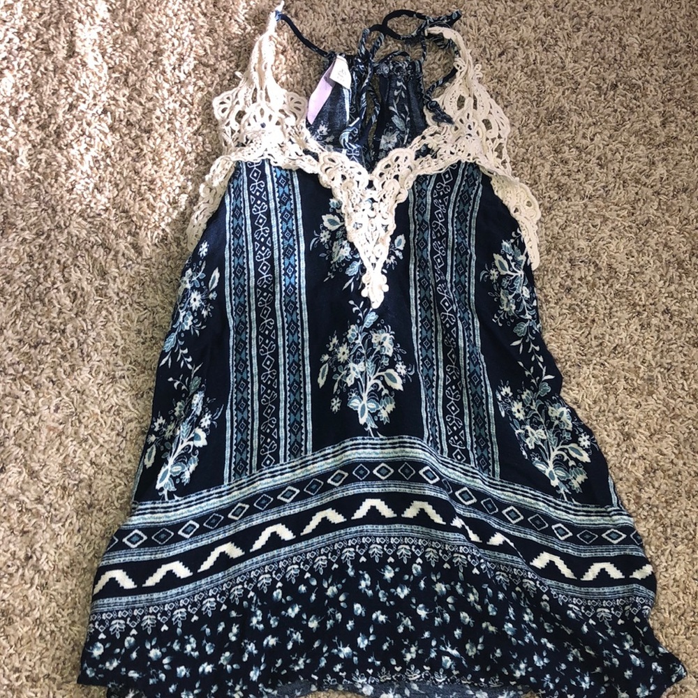 Navy tank top